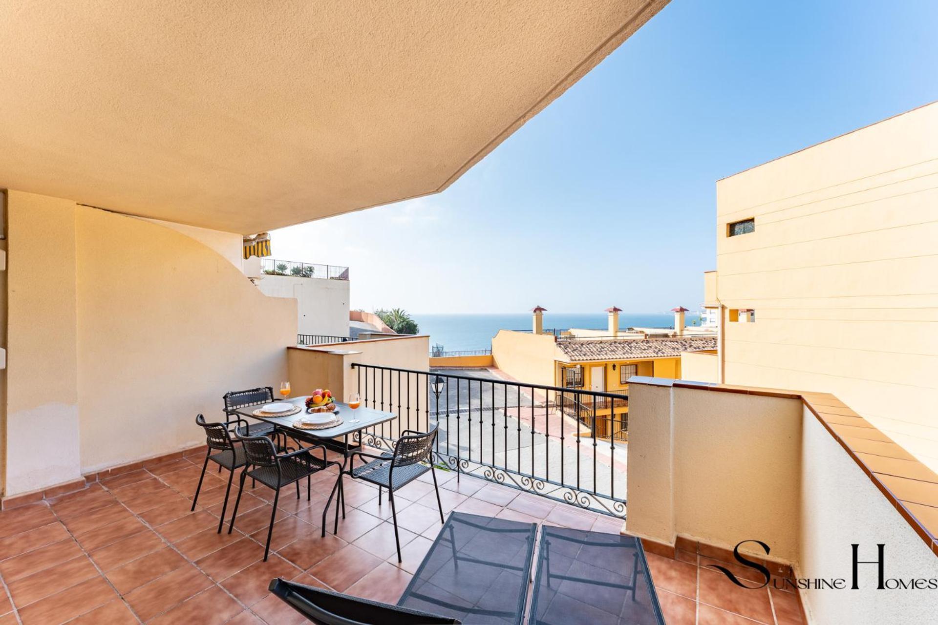 Beachside Retreat With Private Terrace Benalmádena Dış mekan fotoğraf